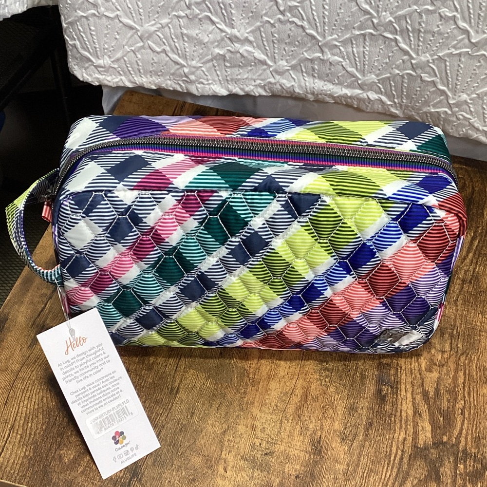 Lug Multicolor Quilted Bag Bunker Playful Plaid 💛💙🩷💜❤️